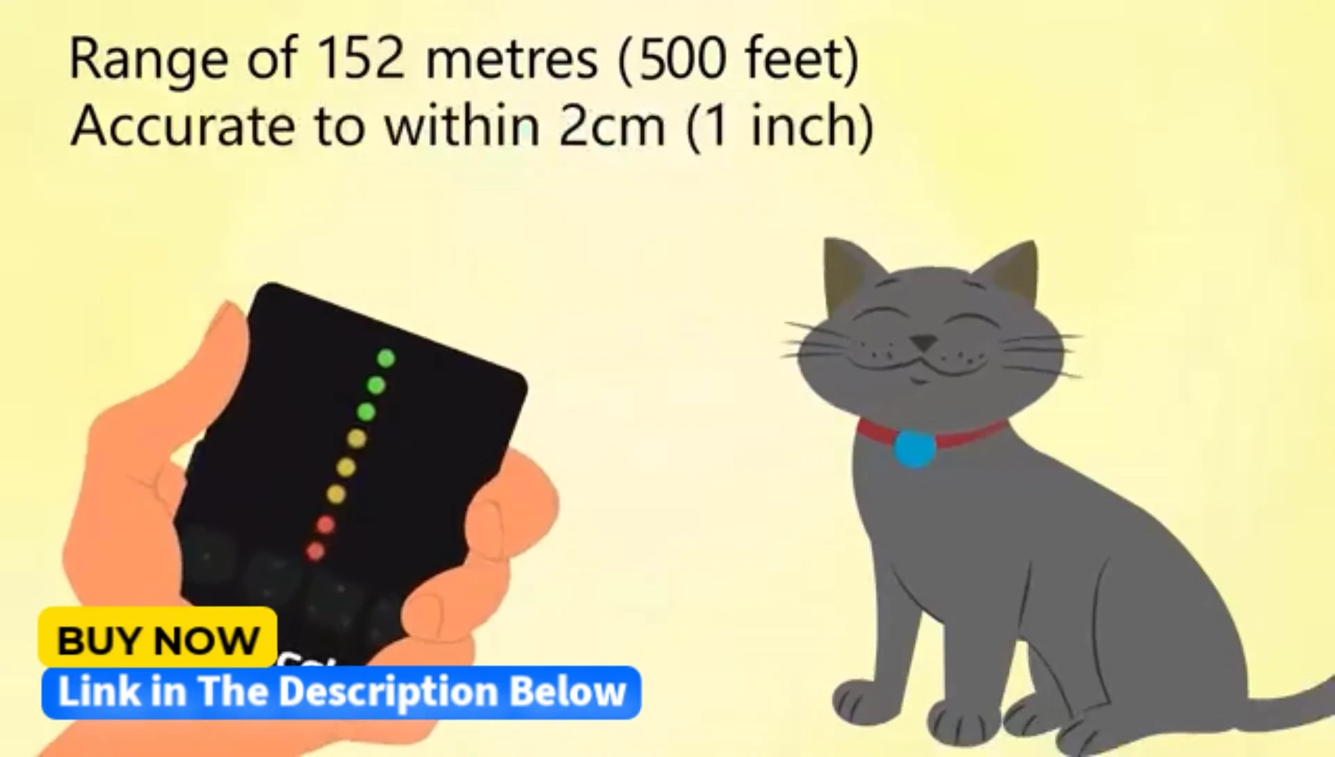 Close-up of the Tabcat V2 highlighting its LED indicator