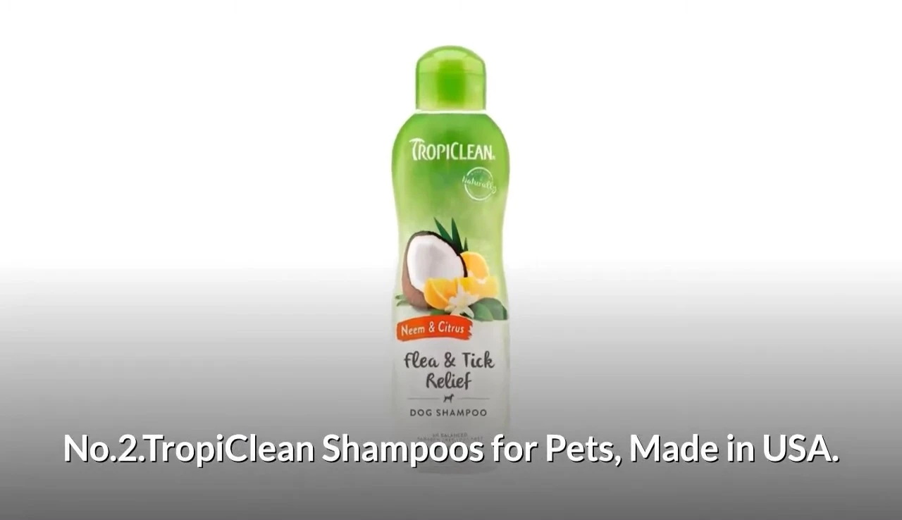 Tropiclean Shampoo bottle