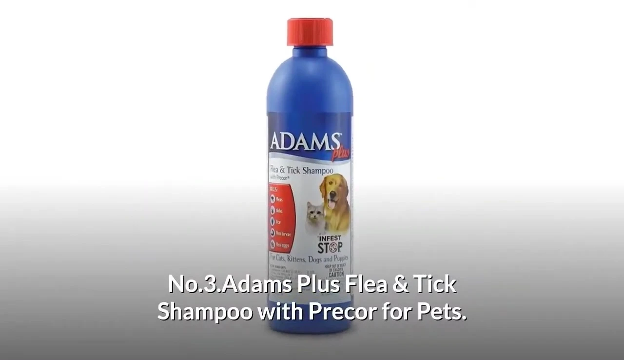 Adams Plus Shampoo bottle