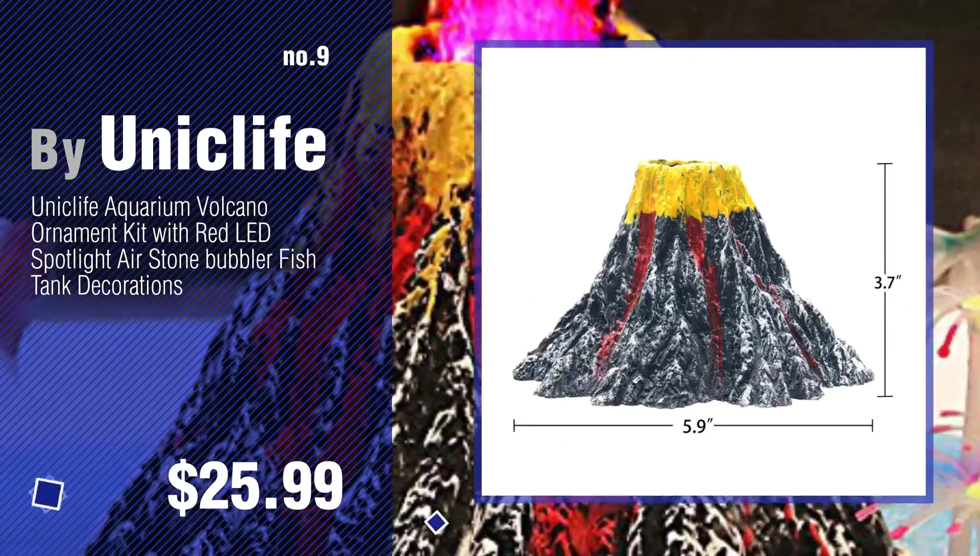 Image of Sun-Grown aquarium ornaments.