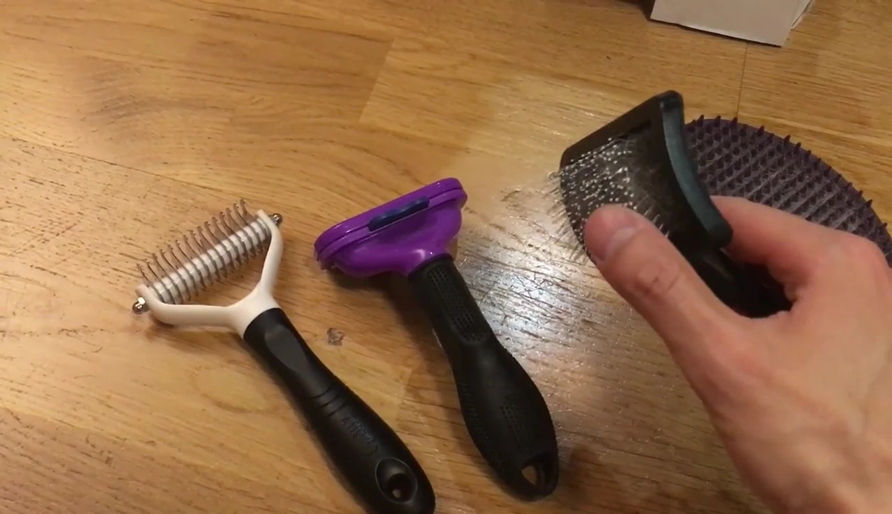 The slicker brush