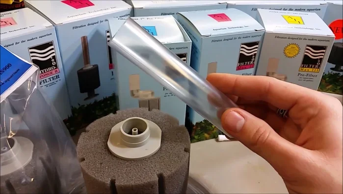 Connect the airline tubing to the lift tube and bullseye.