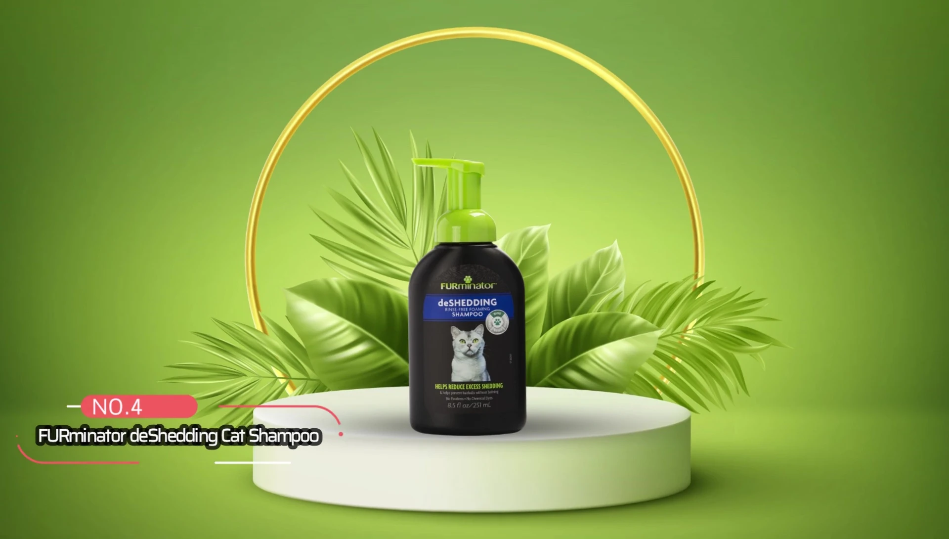 Product image of Furminator DeShedding Cat Shampoo