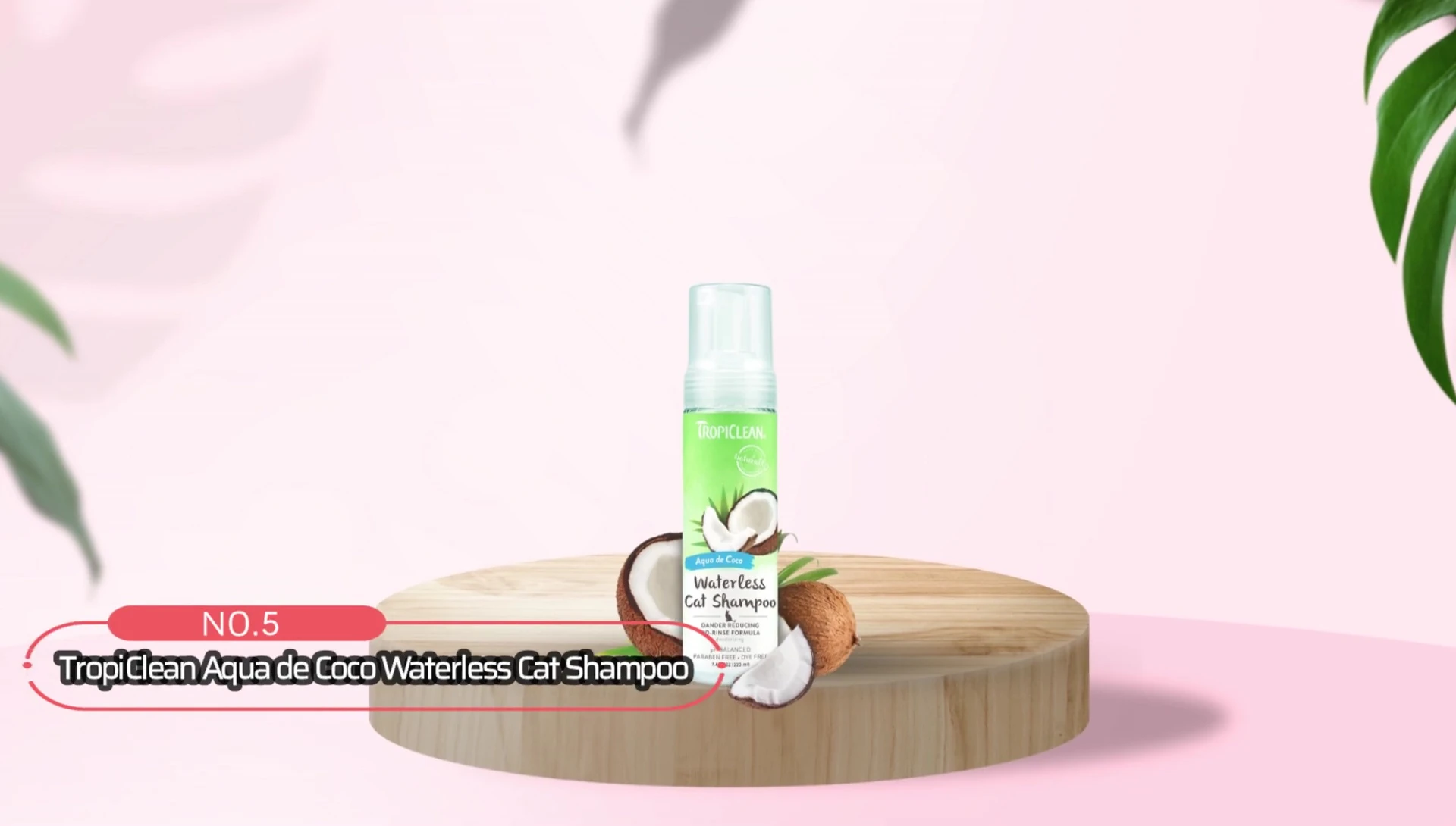Product image of Tropiclean Aqua Coconut Waterless Cat Shampoo