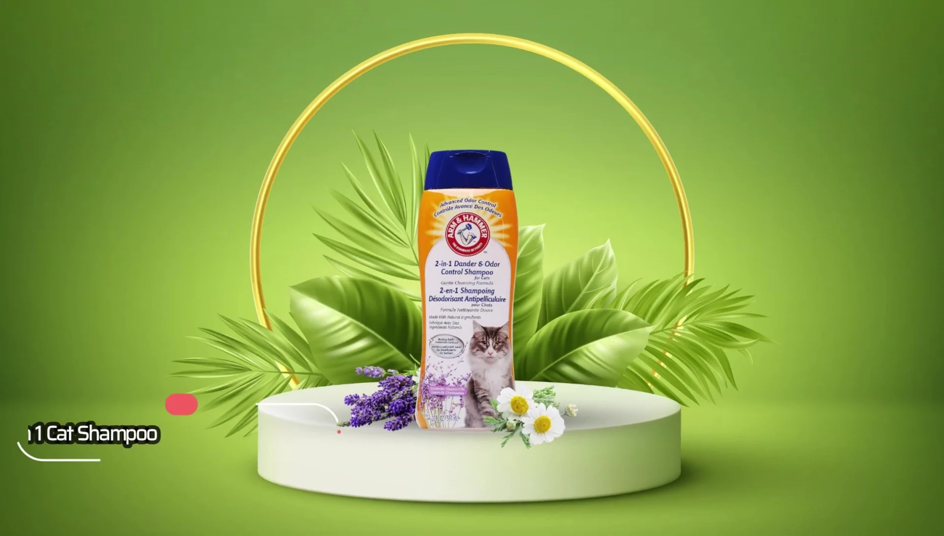 Product image of Arm & Hammer 2-in-1 Cat Shampoo