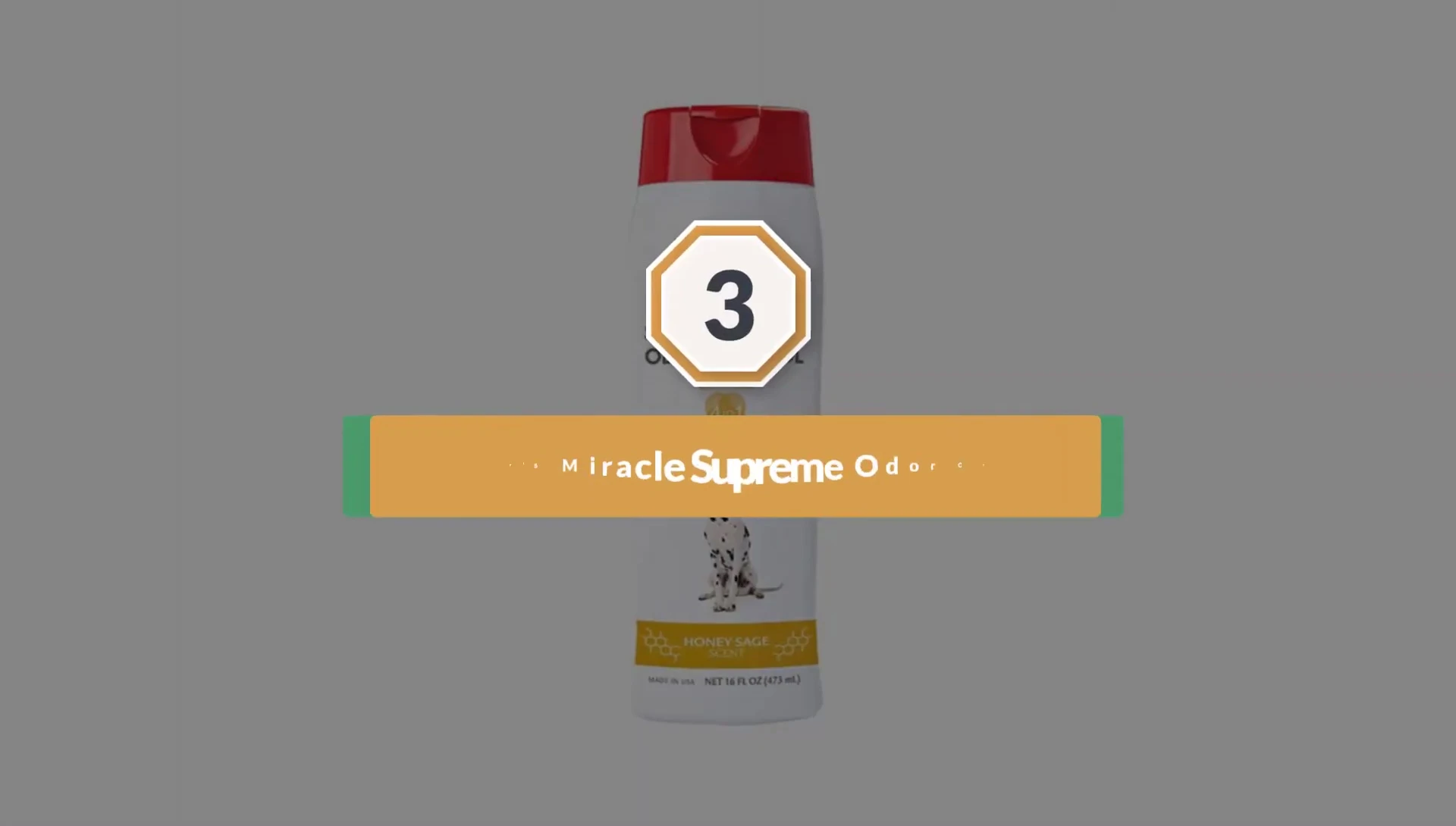 Nature's Miracle Supreme Odor Control Shampoo bottle