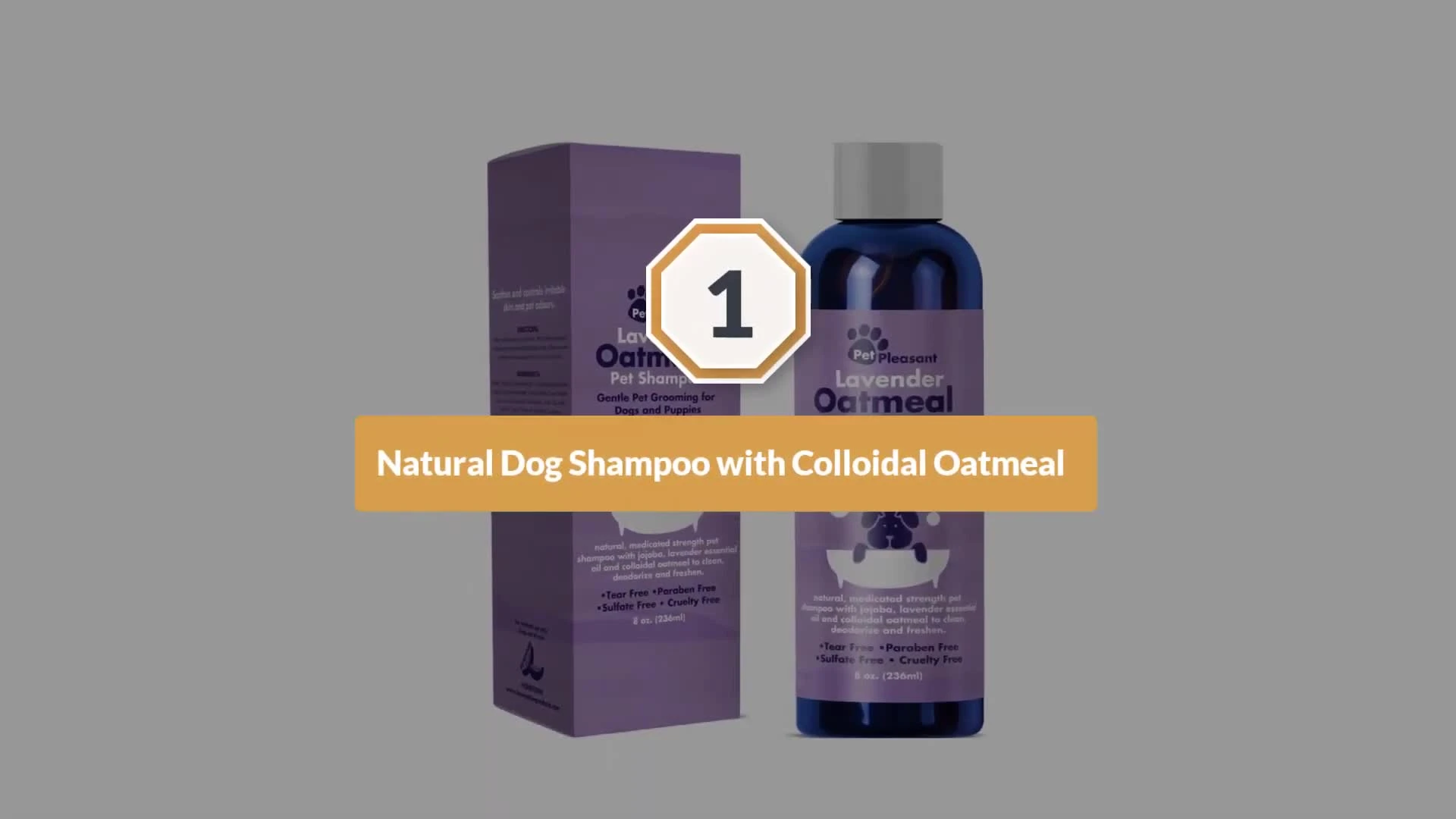 Product image: Natural dog shampoo with colloidal oatmeal