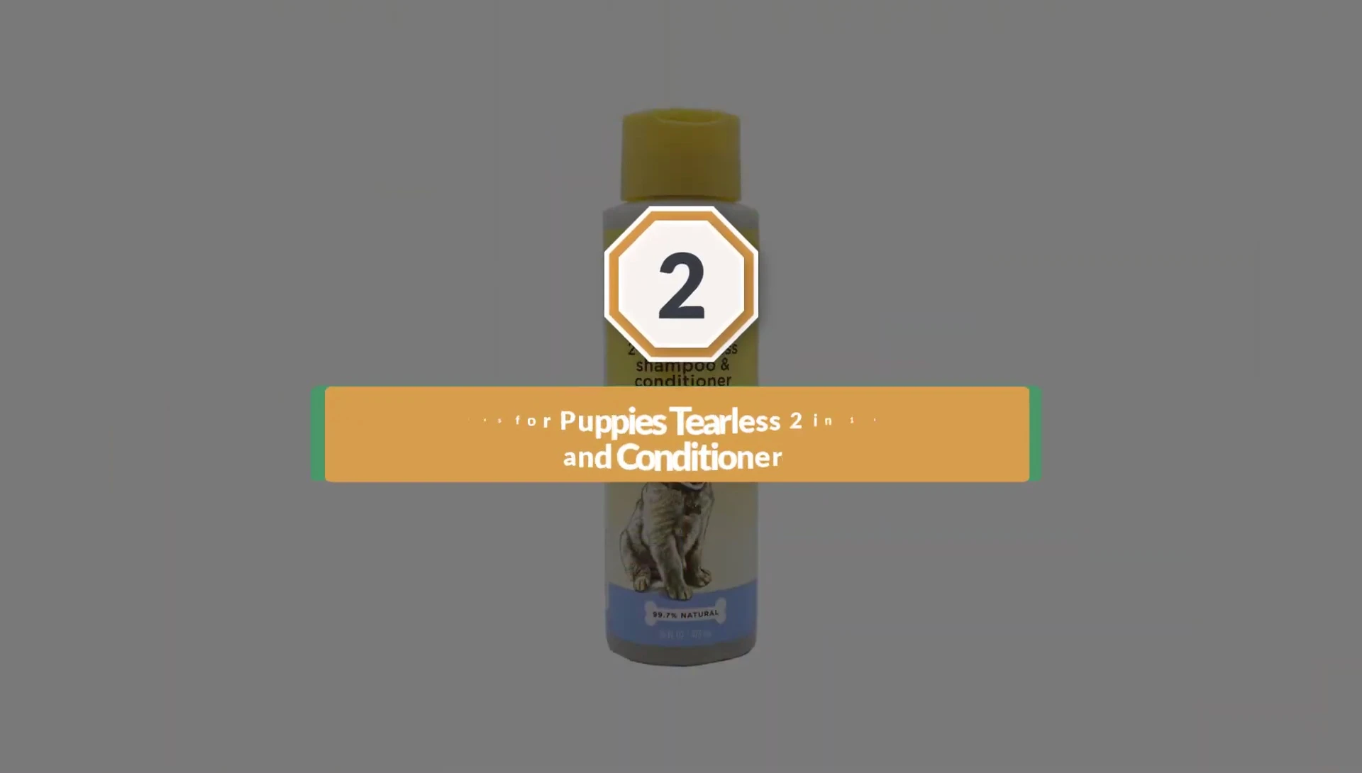 Burt's Bees for Puppies shampoo bottle