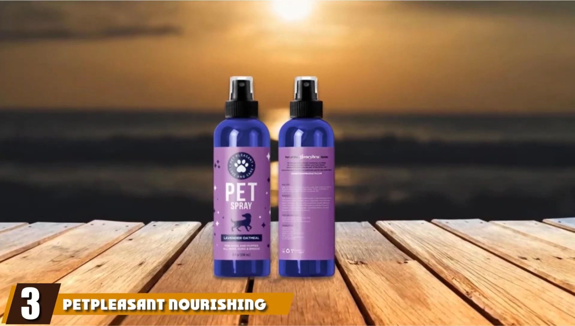 Pet Pleasant Nourishing Lavender Pet Spray bottle