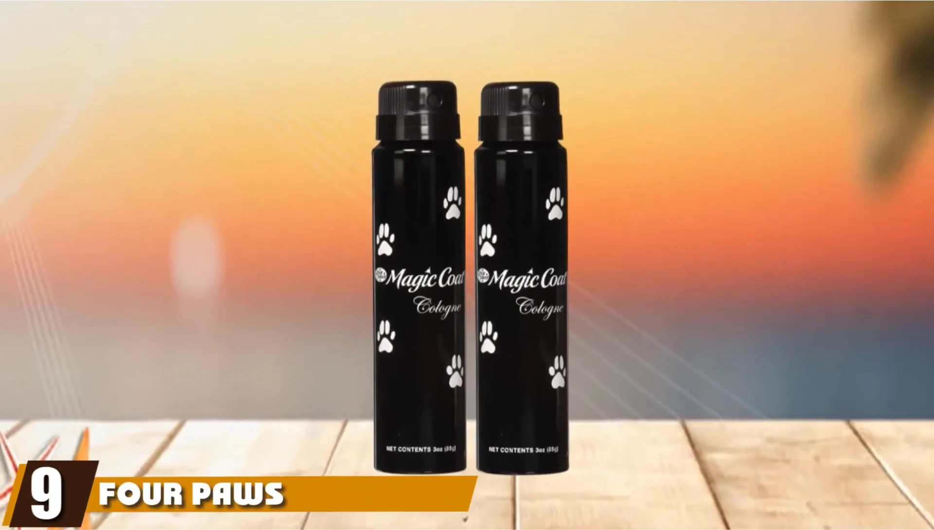 Four Paws Cologne bottle