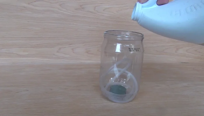 Remove the bleach (save for later use).