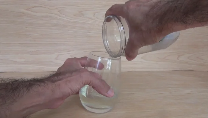 Remove the bleach (save for later use).