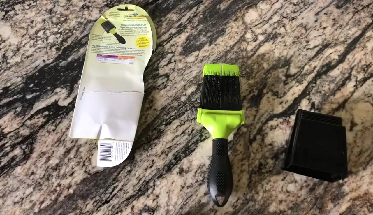 The brush being used.