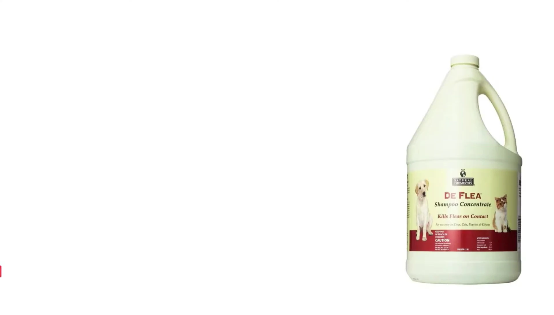 Natural Chemistry D-Flea Concentrate Shampoo bottle