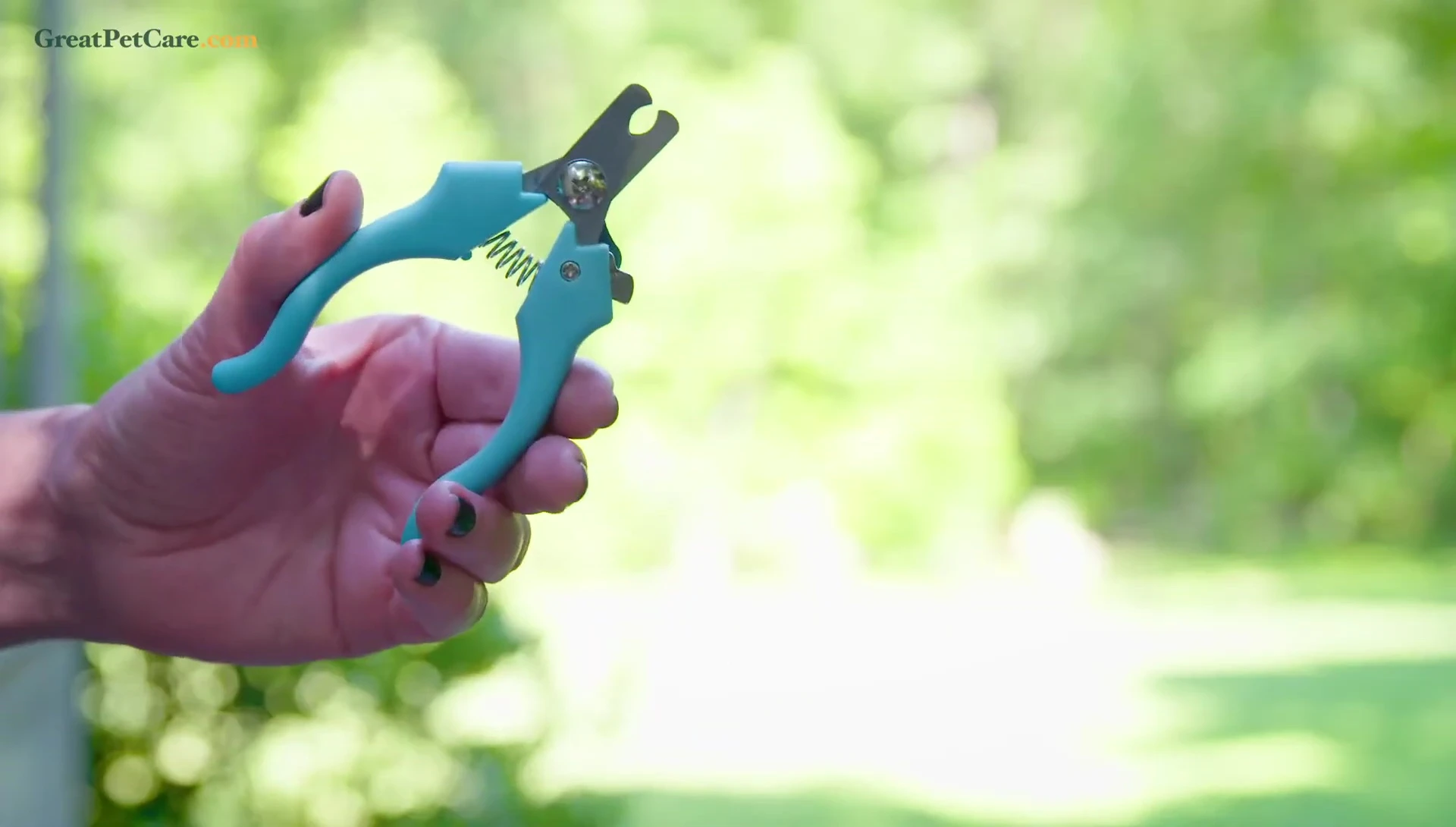 Close-up of plier-style clippers