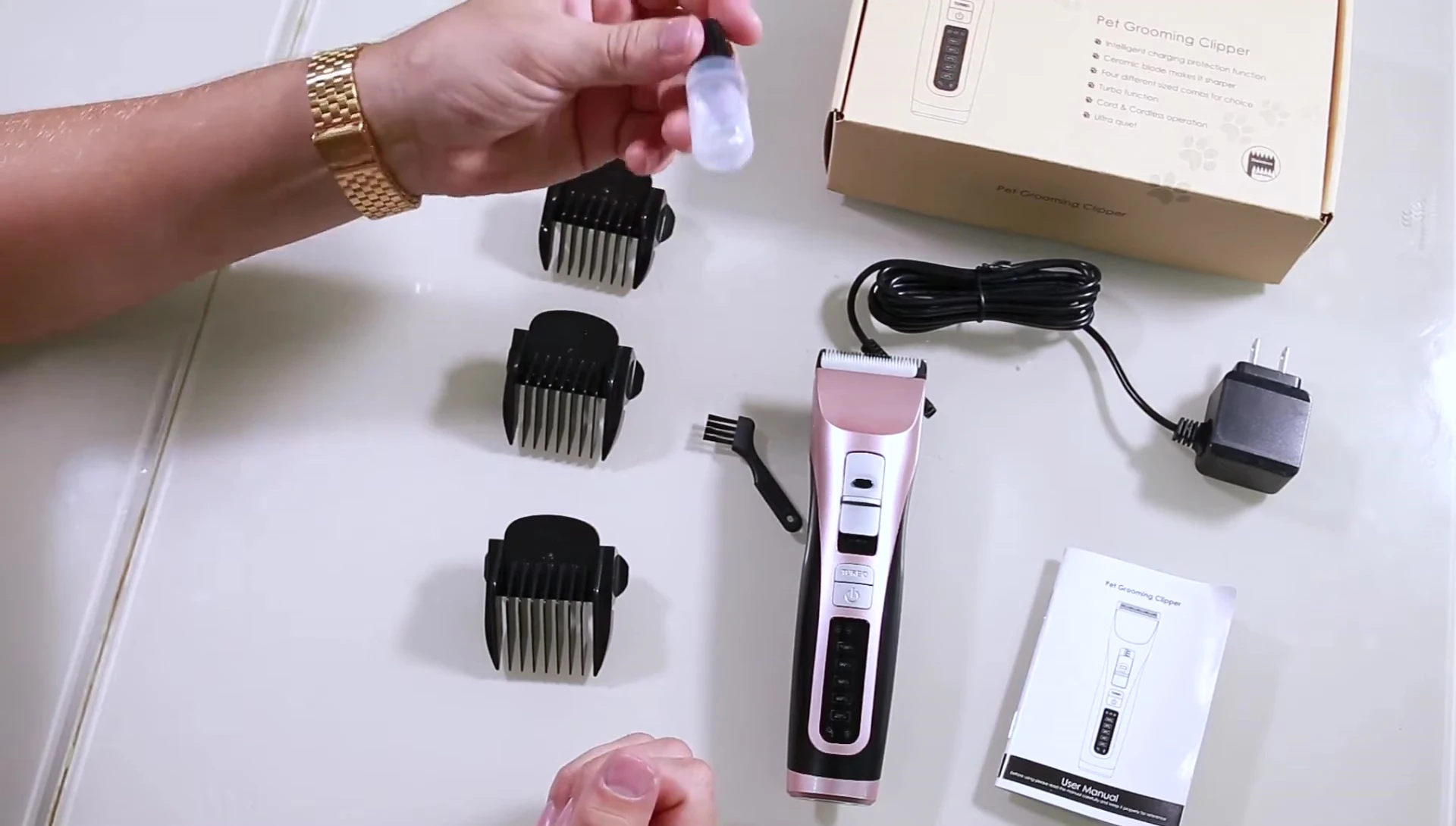 Cleaning brush for easy maintenance.