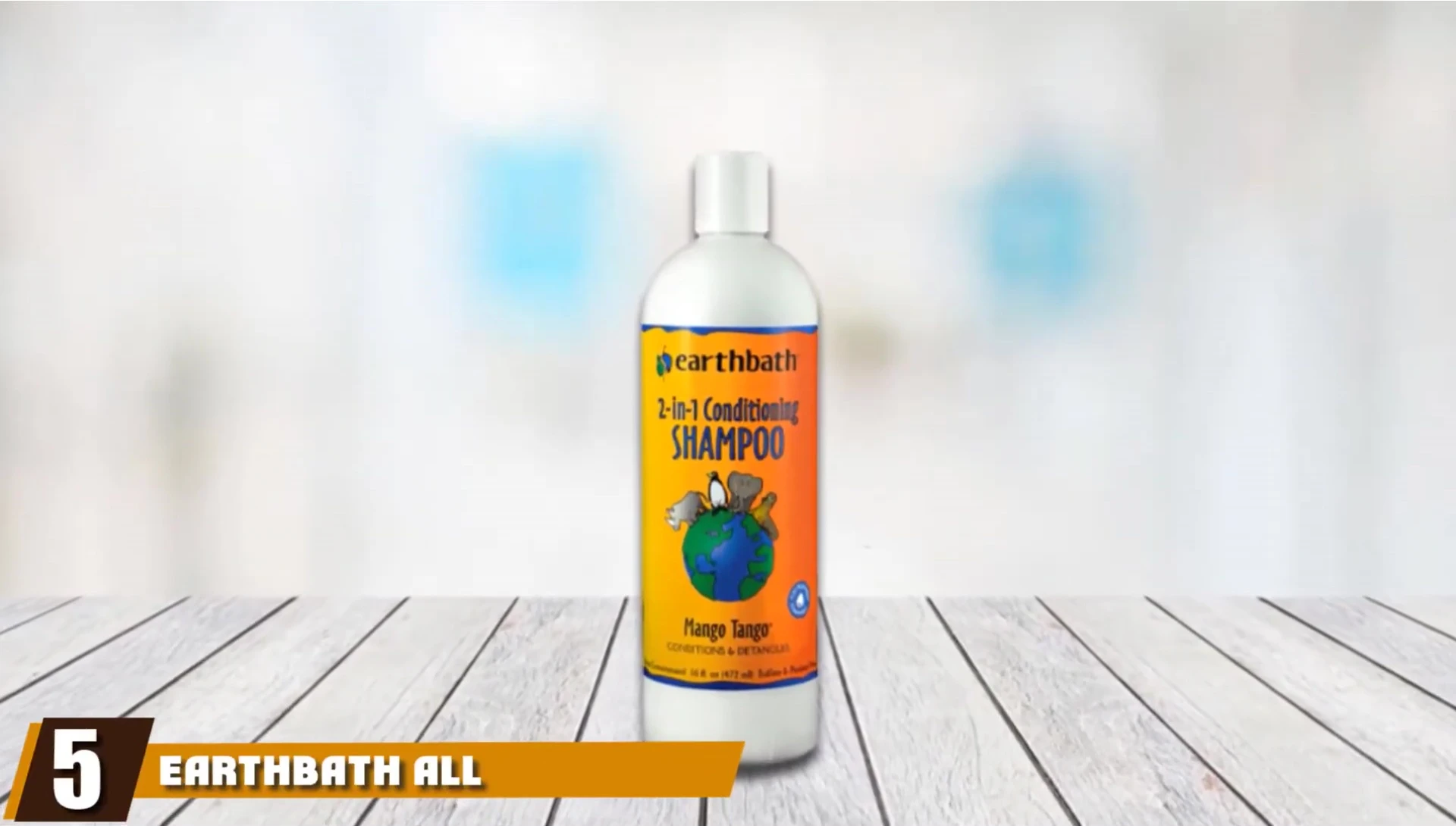 Earthbath All Natural Pet Shampoo bottle