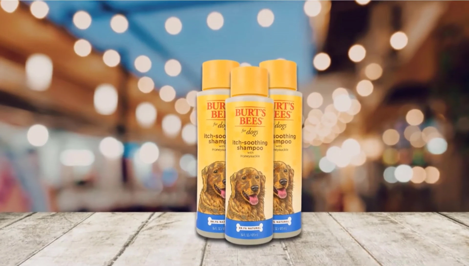 Variety of Burt's Bees Dog Shampoos