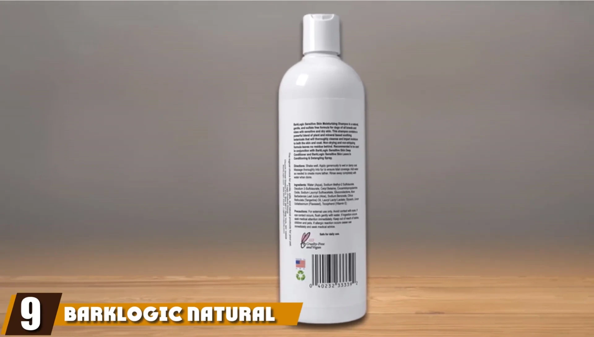 Image showcasing the shampoo's plant-based ingredients