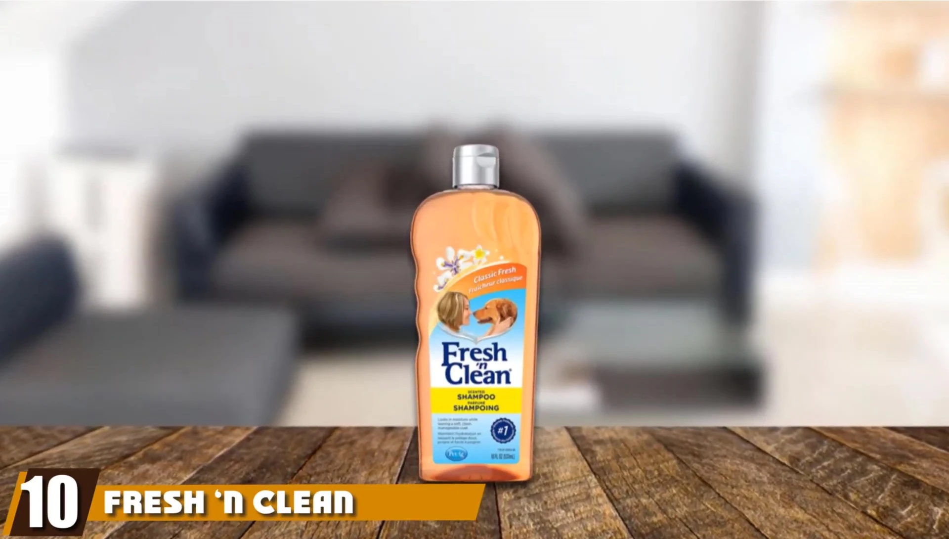 Fresh & Clean Scented Dog Shampoo bottle
