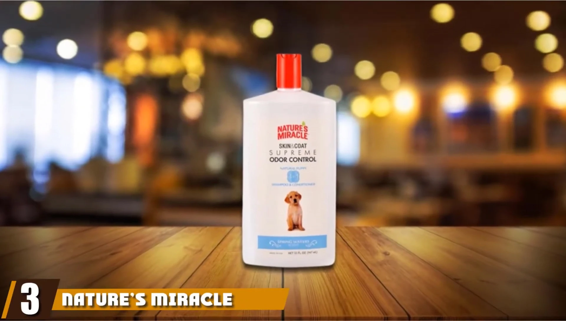 Nature's Miracle Supreme Odor Control Dog Shampoo bottle