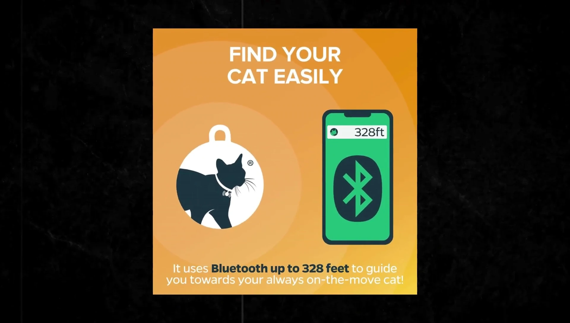 Screenshot showcasing the Bluetooth range