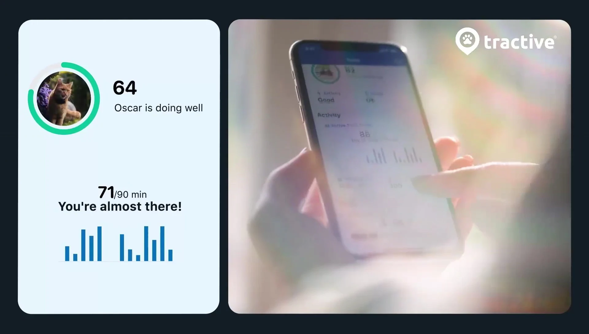 Screenshot of daily activity monitoring