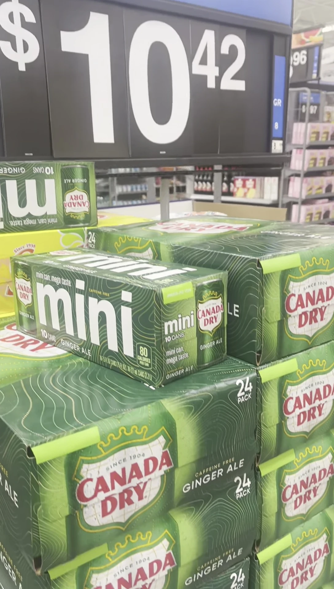 Soda selection at Walmart