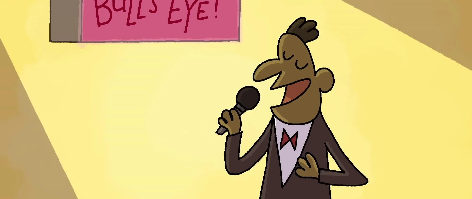 The resolution of the 'crime scene' with a humorous twist.