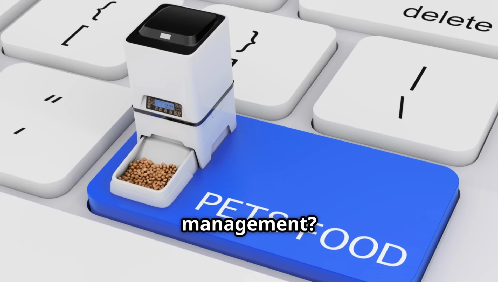 Image emphasizing the importance of feeder size for different pets.