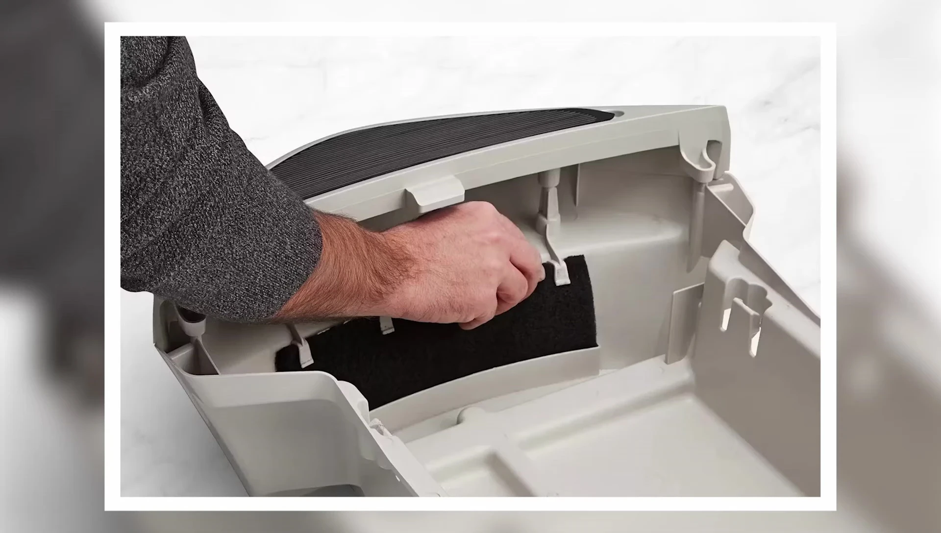 Carbon filter in Litter Robot 3 waste drawer