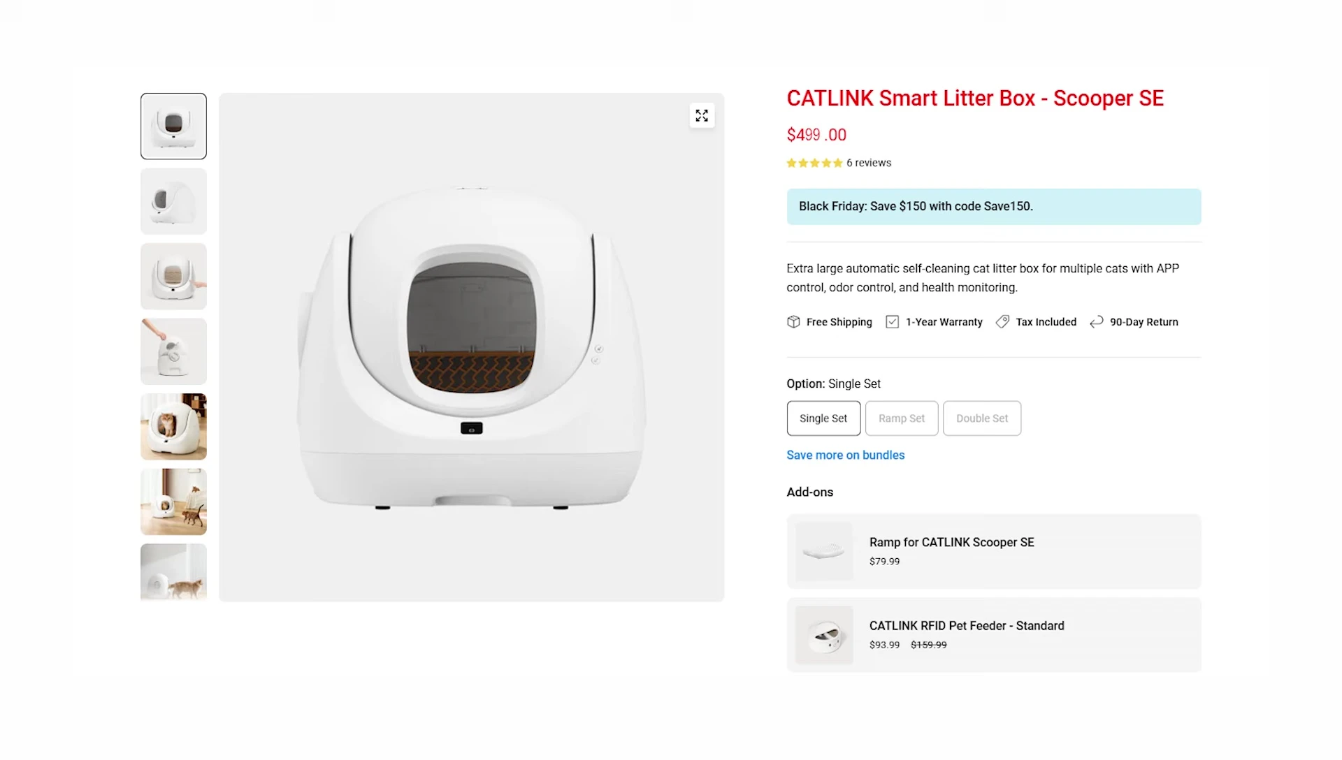 Catlink litter box showcased