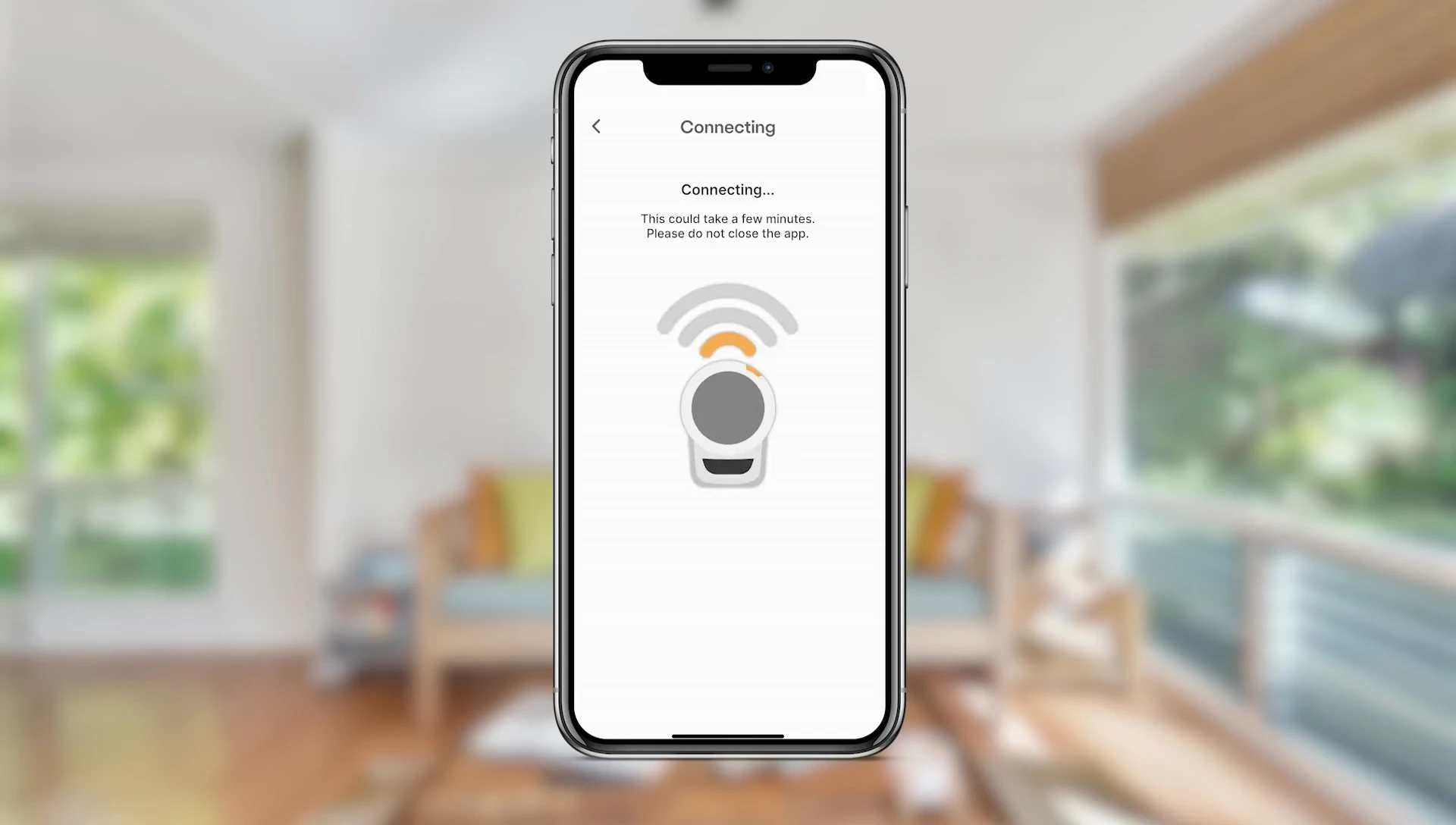 Whisker app interface shown on a phone screen
