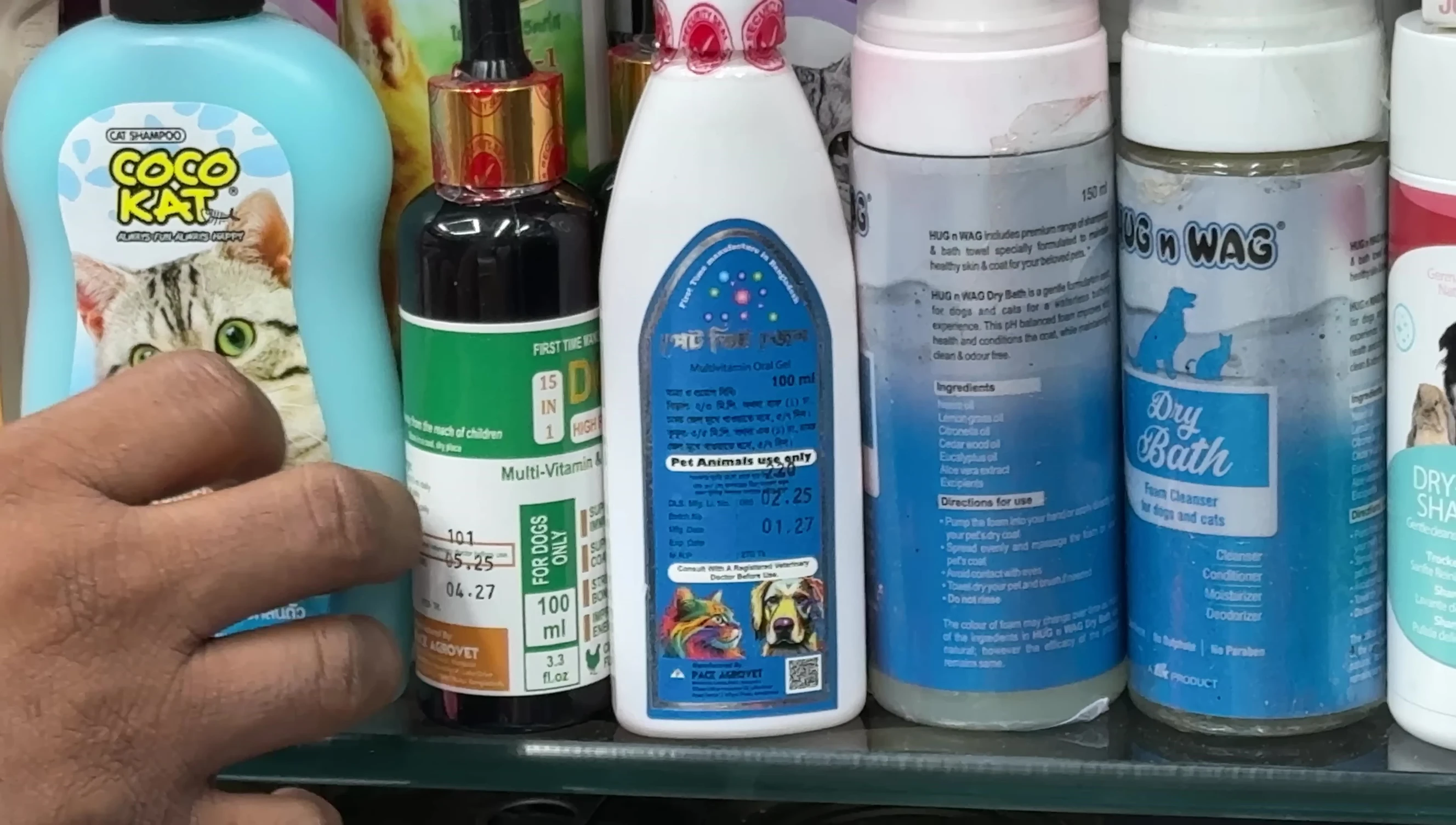 Bottles of Cocot Cocot vitamins.