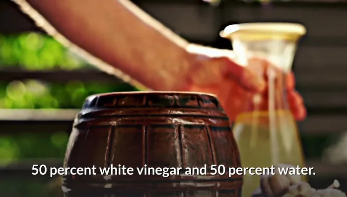 Add either dishwashing liquid or hydrogen peroxide solution to the baking soda, creating a paste. Let it air dry, then vacuum.