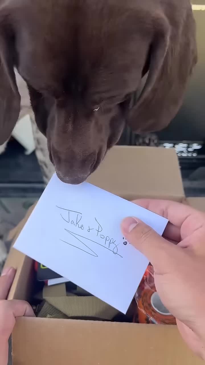 Personalized card for Poppy
