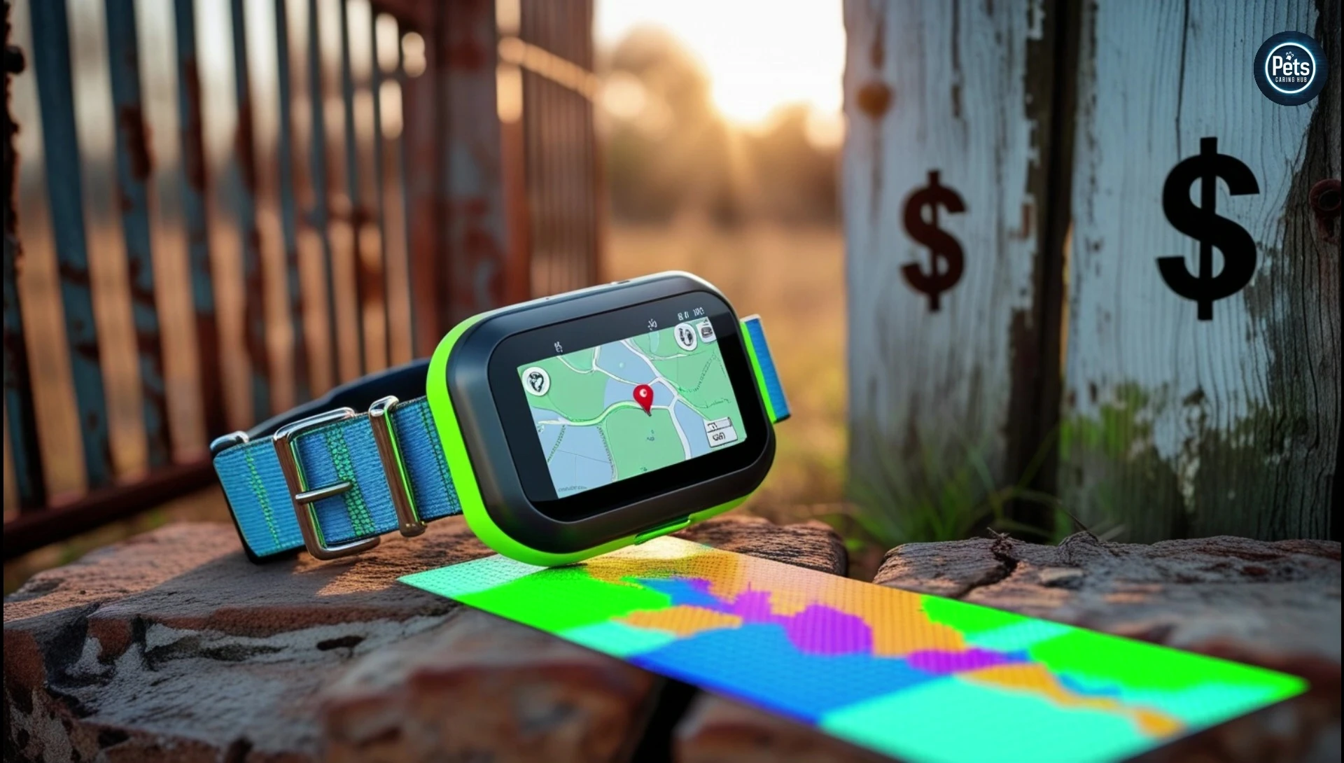 A screen recording showing the app's boundary setup process.