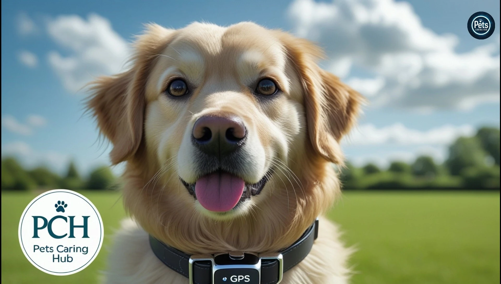 A dog owner training their dog with positive reinforcement near a virtual boundary.