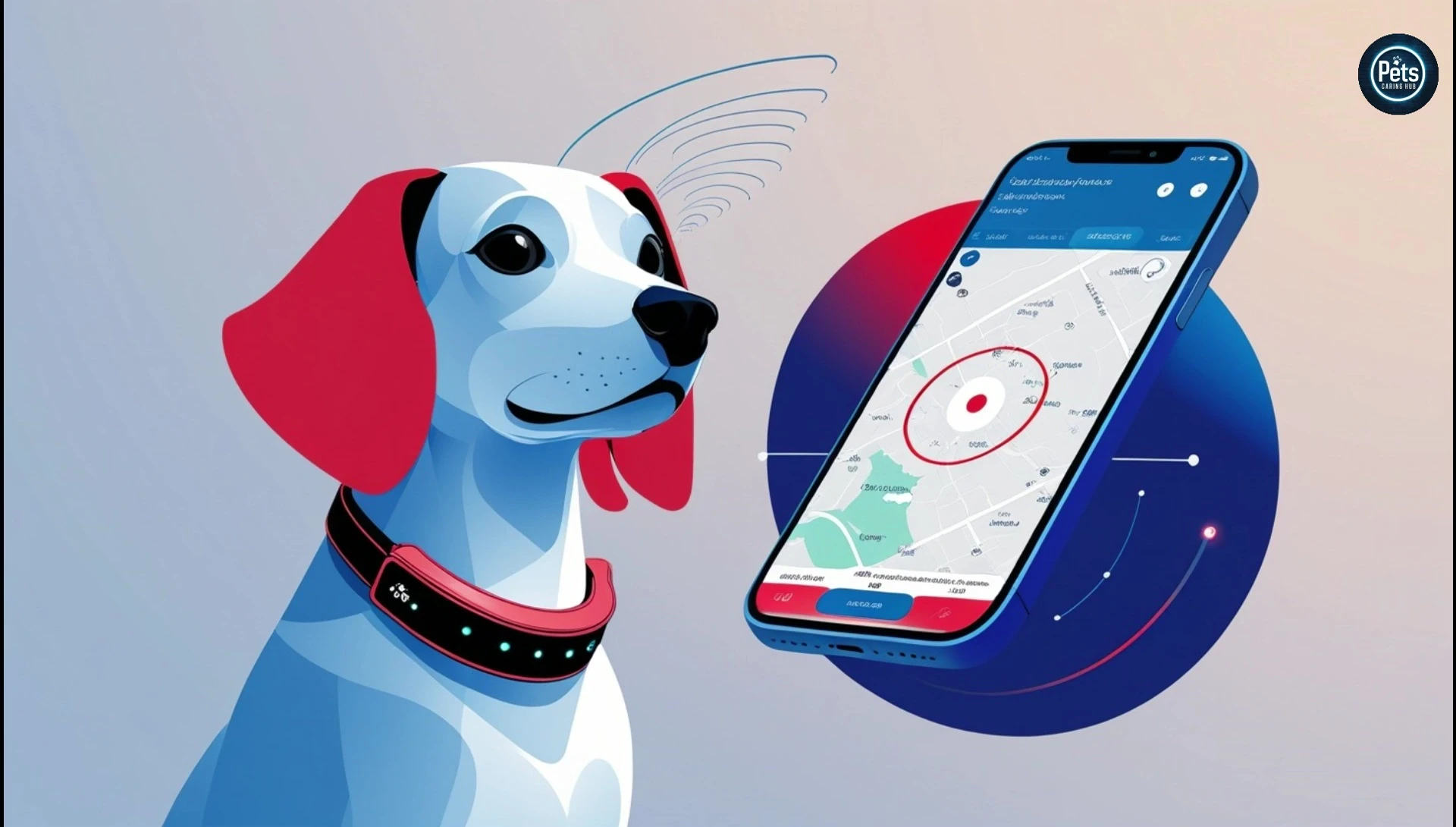 An infographic showing statistics about lost pets.
