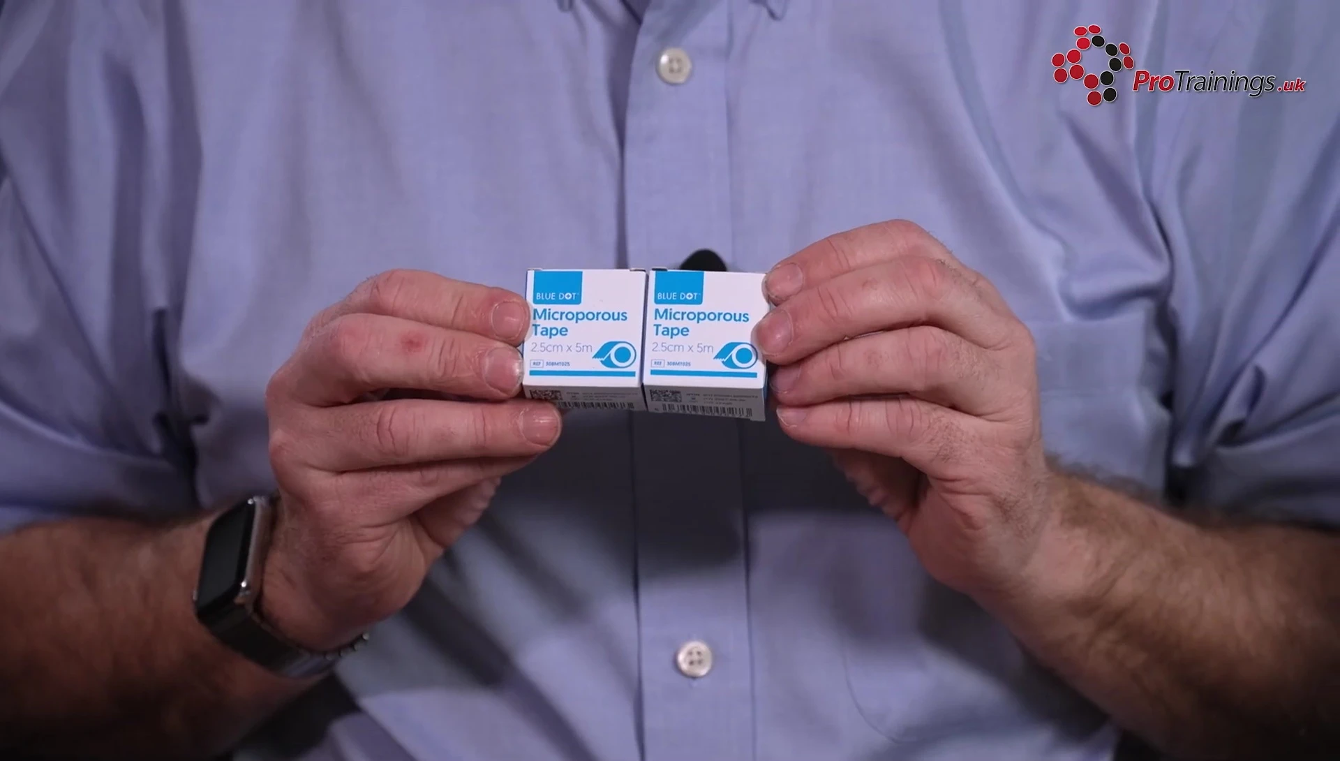 Micro-pore tape for securing dressings