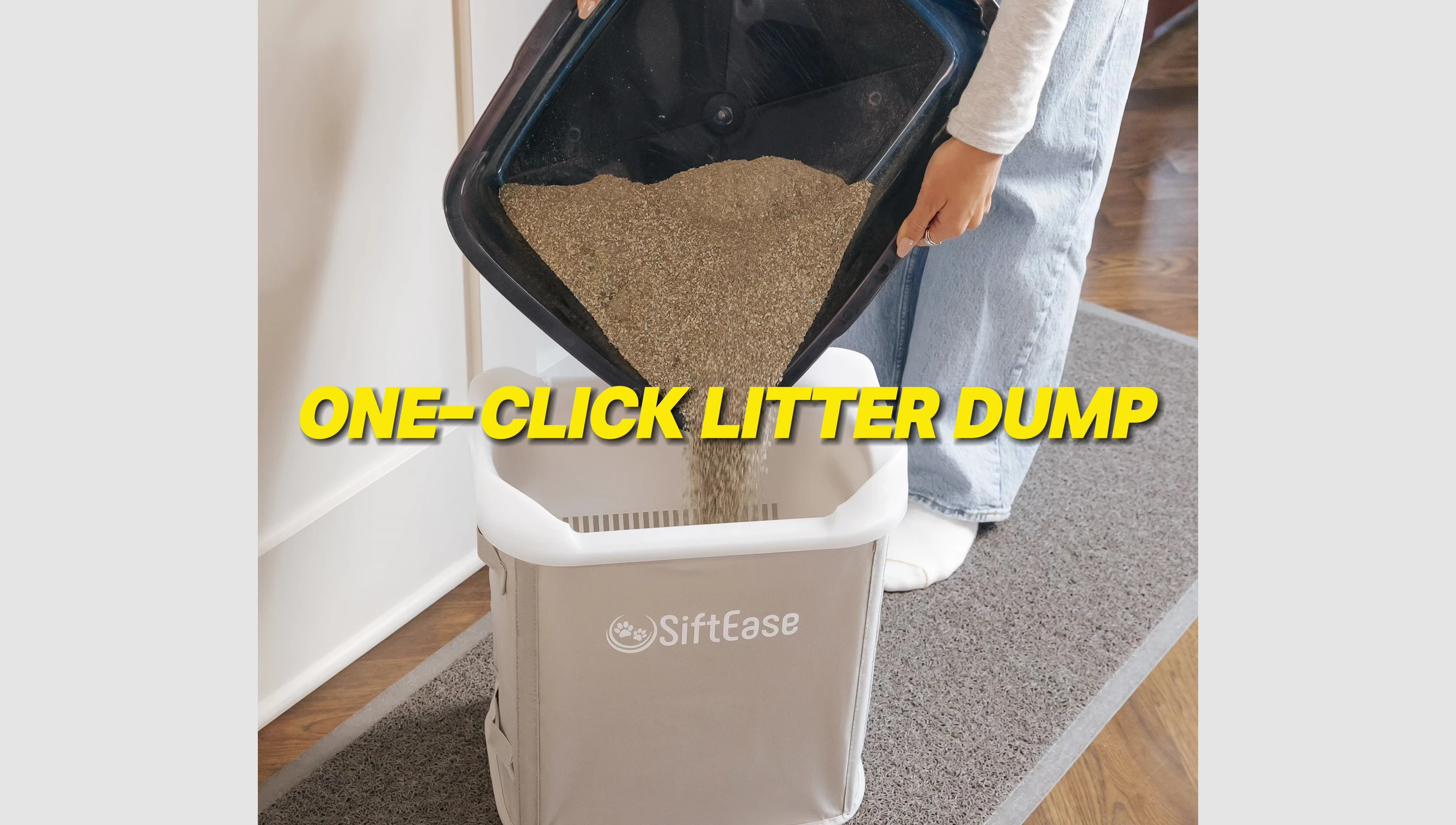 Image of the waste bin emptying mechanism.