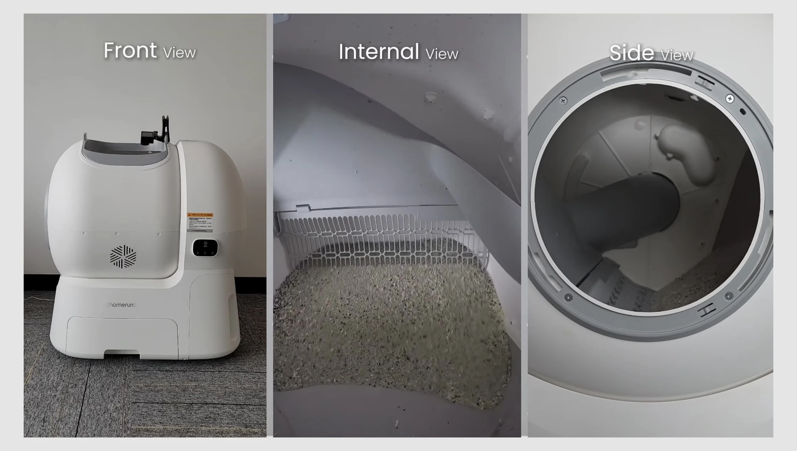 Image showing a basic self-cleaning litter box.