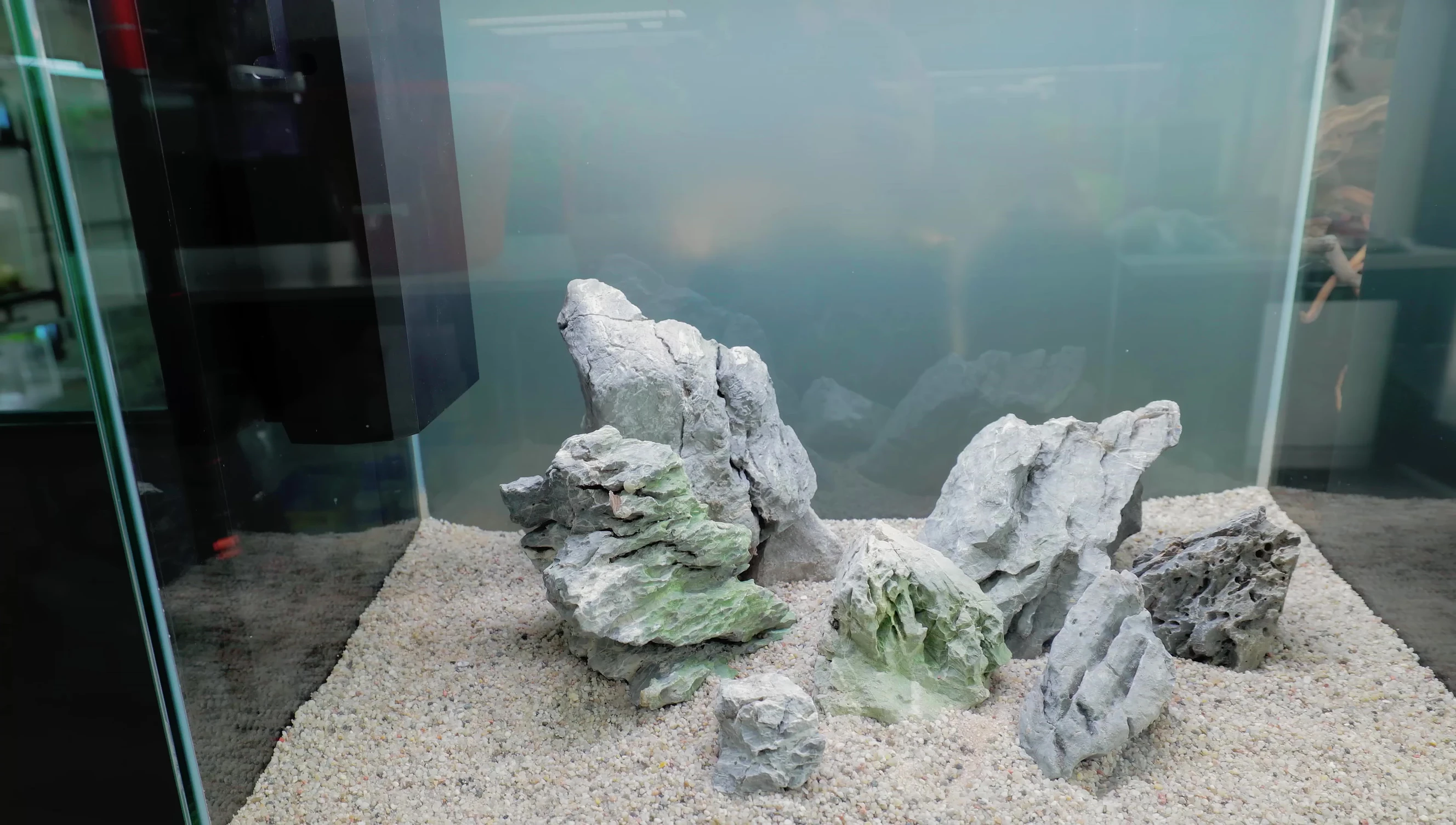 Building up the back section of the substrate