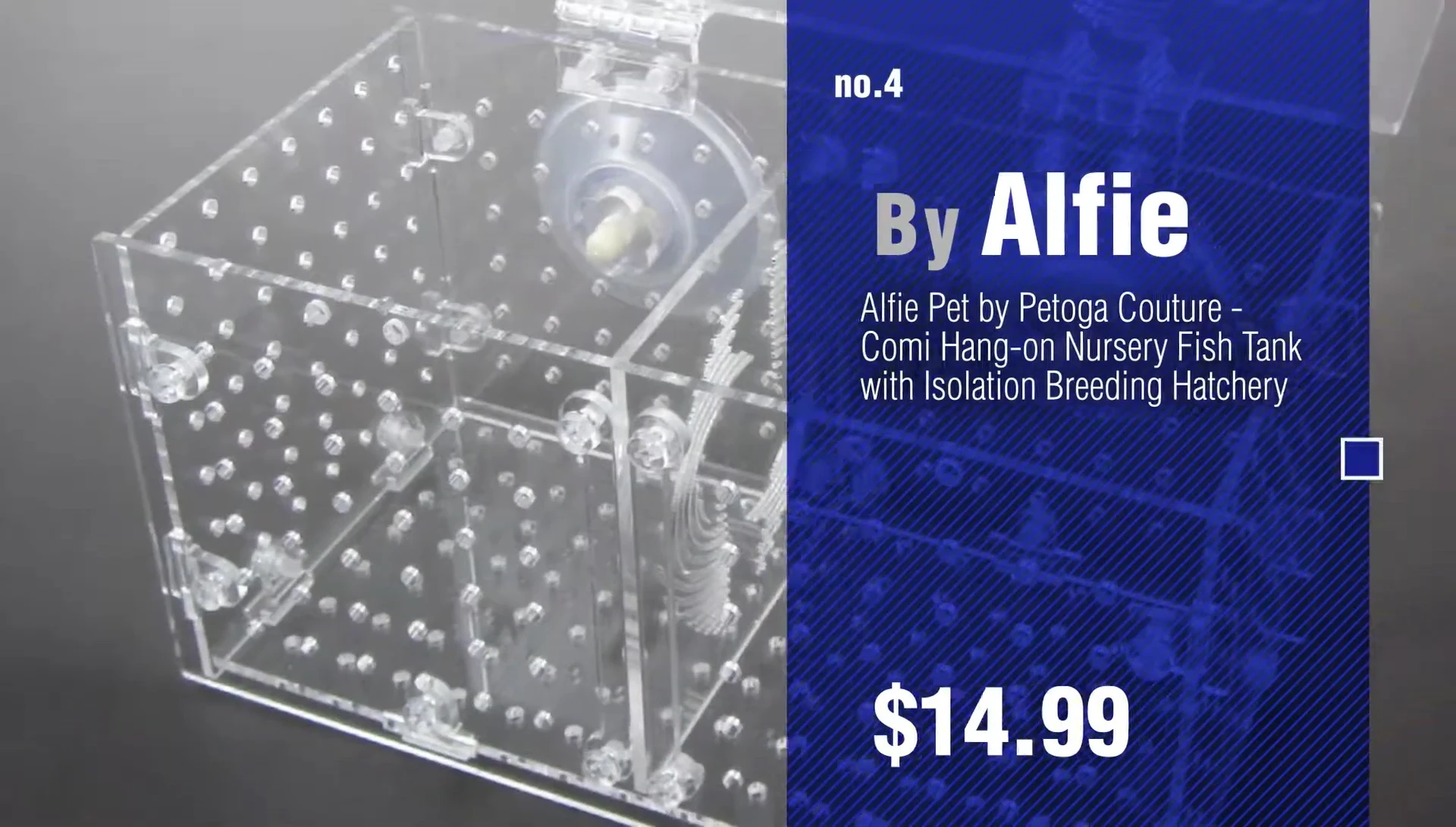 Quick shot of BCP tank divider highlighting the discount