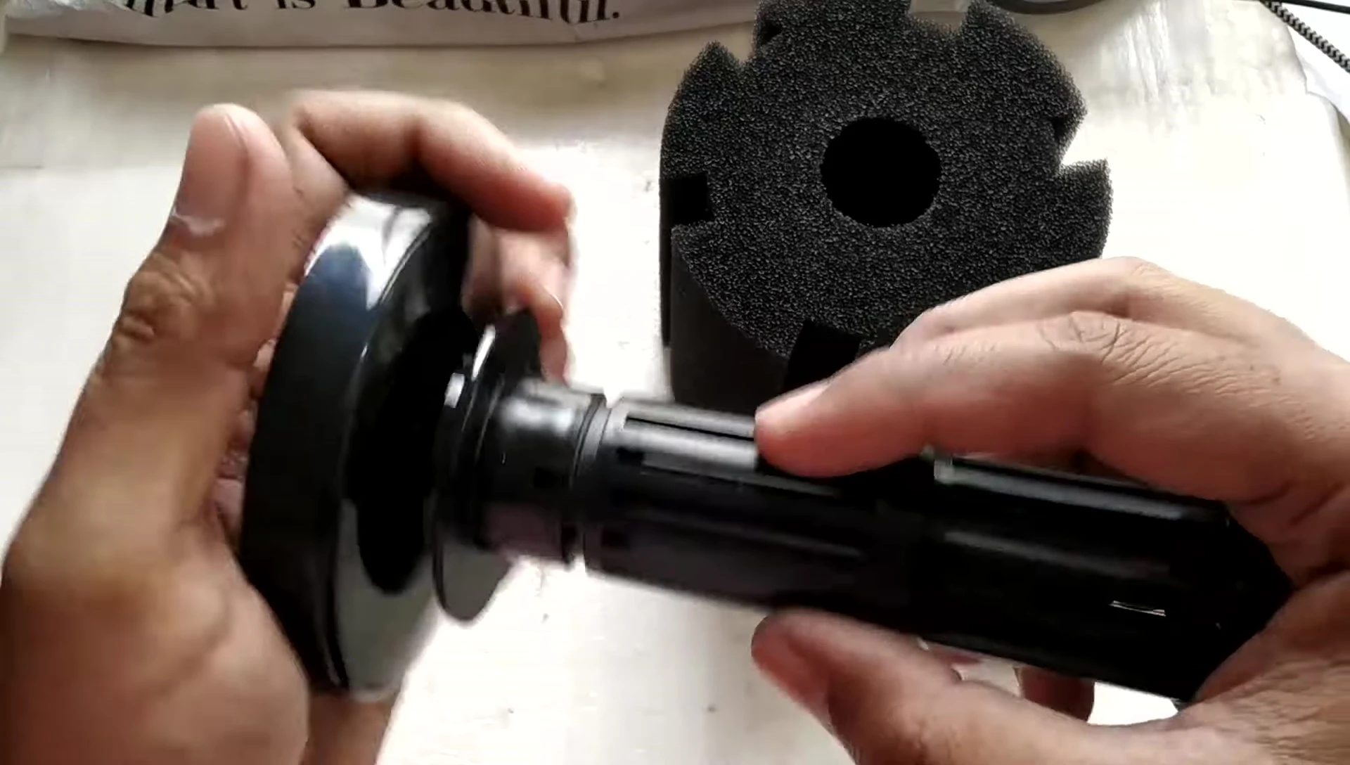 Reassembling the XY380 filter